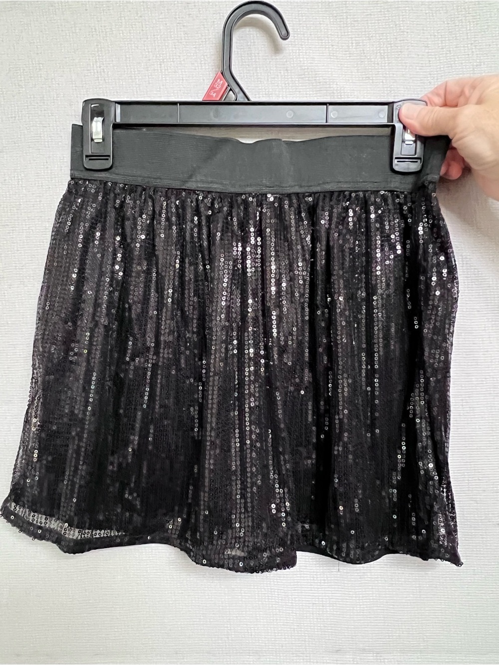 Deb Black Sequin Circle Skirt